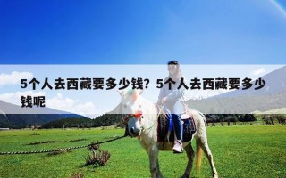5個人去西藏要多少錢？5個人去西藏要多少錢呢
