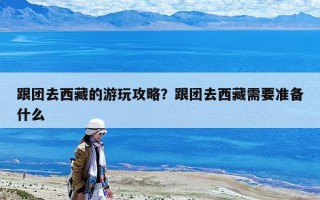 跟團去西藏的游玩攻略？跟團去西藏需要準備什么