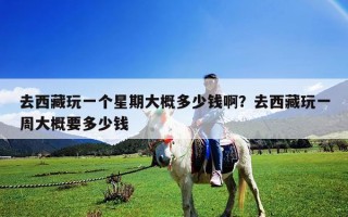 去西藏玩一個星期大概多少錢??？去西藏玩一周大概要多少錢