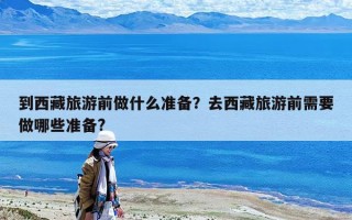 到西藏旅游前做什么準備？去西藏旅游前需要做哪些準備?