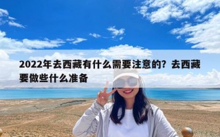 2022年去西藏有什么需要注意的？去西藏要做些什么準備